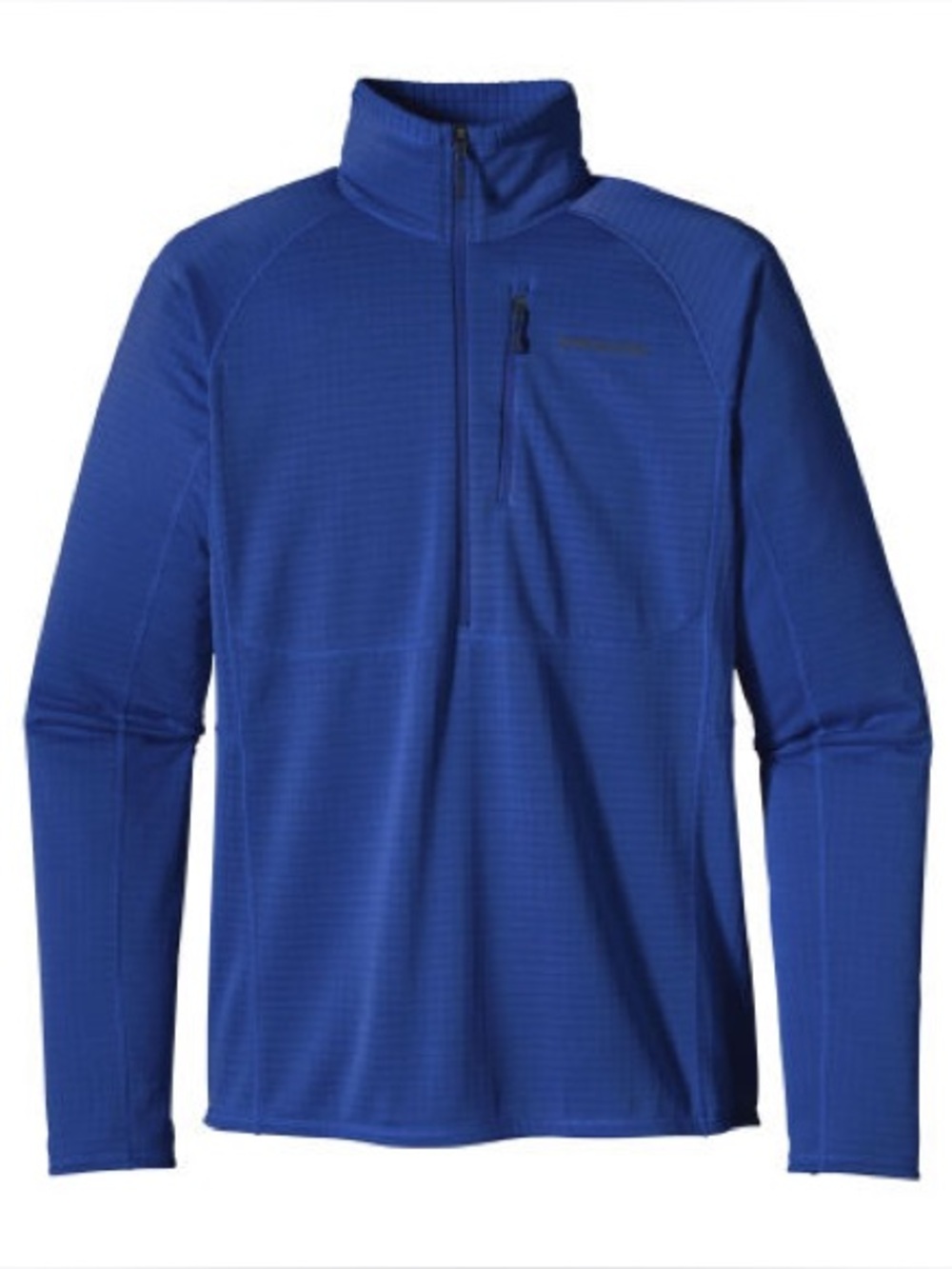 Patagonia R1 half zip pullover blue mens L